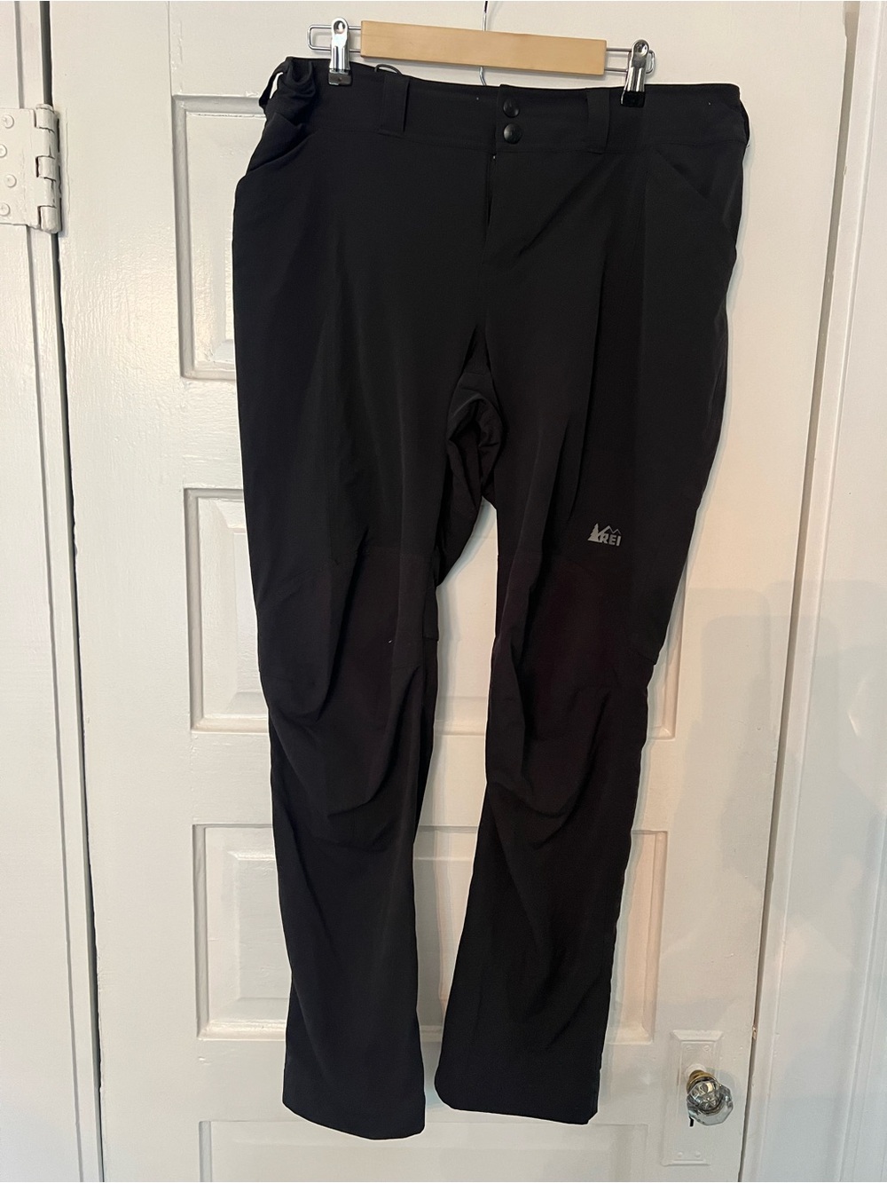 REI Womens Black Outdoor Stretch Pants Size 16
